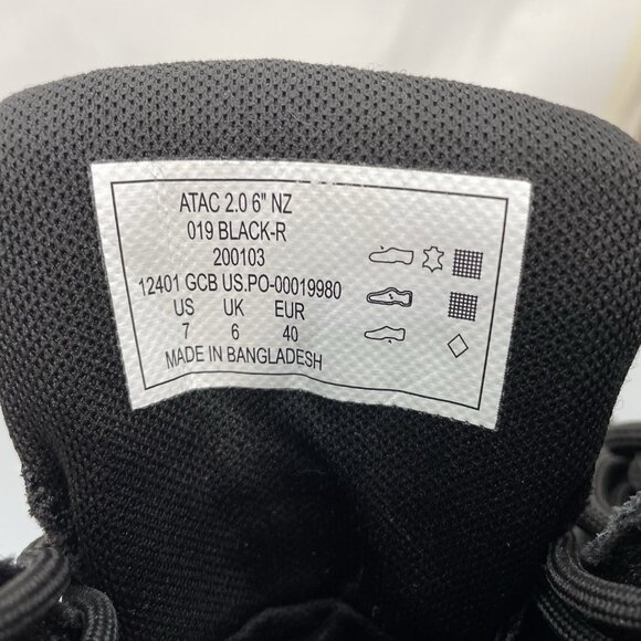 5.11 Tactical ATAC 2.0 NZ 6” Boots Combat Duty Leather Black Mens 7 - Picture 14 of 14